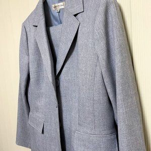 sky-blue size 14 pantsuit, all seasons